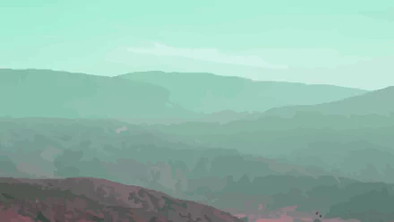  Hills with cloud