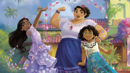 Luisa Madrigal Isabela Madrigal Mirabel Madrigal movie Encanto HD Desktop Wallpaper | Background Image