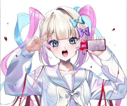 OMGkawaiiAngel-chan video game NEEDY GIRL OVERDOSE HD Desktop Wallpaper | Background Image