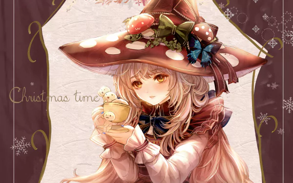 witch hat Anime girl anime girl HD Desktop Wallpaper | Background Image