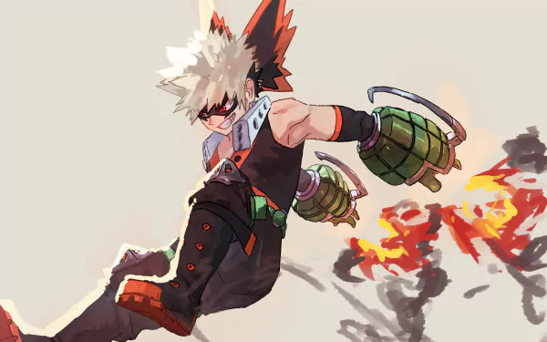 Katsuki Bakugou Anime My Hero Academia HD Desktop Wallpaper | Background Image