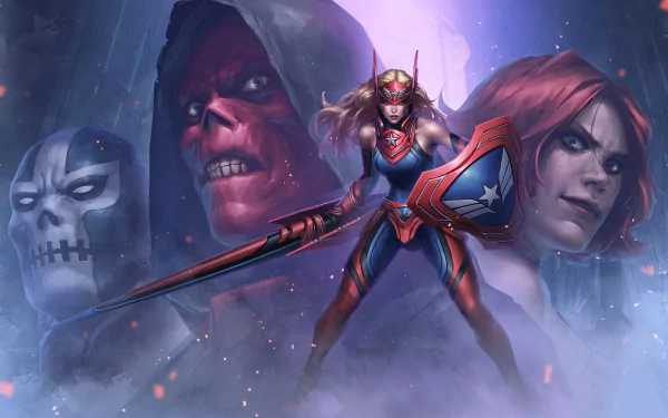 Red Skull (Marvel Comics) video game Marvel: Future Fight HD Desktop Wallpaper | Background Image