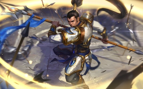 Videojuego League Of Legends Xin Zhao Fondo de pantalla HD | Fondo de Escritorio