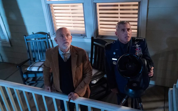 John Malkovich Adrian Mallory Steve Carell Mark R. Naird TV Show Space Force HD Desktop Wallpaper | Background Image