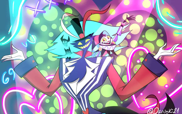 Fizzarolli (Helluva Boss) Asmodeus (Helluva Boss) TV Show helluva boss HD Desktop Wallpaper | Background Image