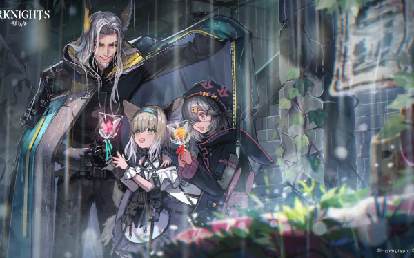 Hellagur (Arknights) Popukar (Arknights) Suzuran (Arknights) video game Arknights HD Desktop Wallpaper | Background Image