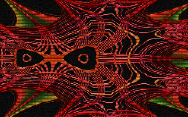  Orange Spider Guitar Art