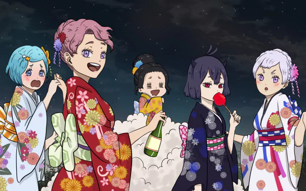 Secre Swallowtail Vanessa Enoteca Grey (Black Clover) Charmy Pappitson Nero (Black Clover) Noelle Silva Anime Black Clover HD Desktop Wallpaper | Background Image