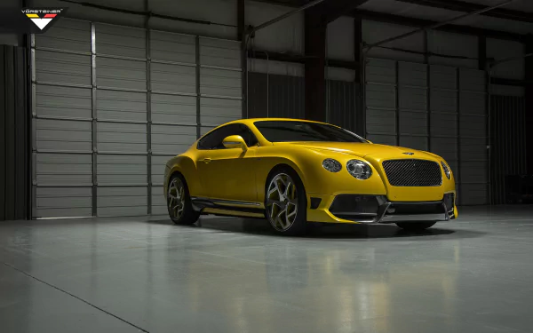yellow car vehicle Bentley Continental HD Desktop Wallpaper | Background Image