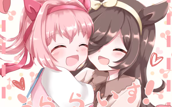 Rice Shower Haru Urara Anime Uma Musume: Pretty Derby HD Desktop Wallpaper | Background Image