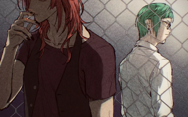 Lico (BlackStar) Hari (BlackStar) video game BlackStar ~Theater Starless~ HD Desktop Wallpaper | Background Image