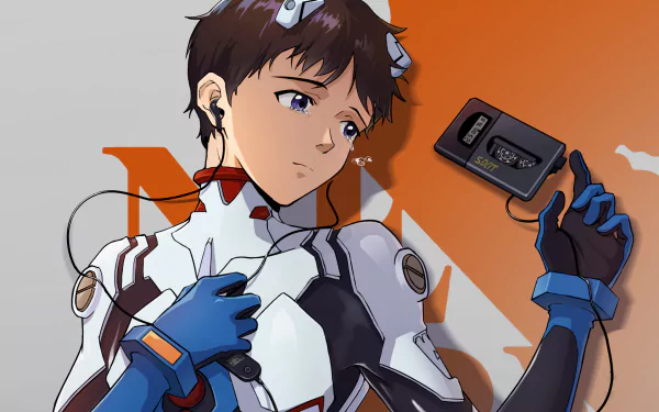 Shinji Ikari Anime Neon Genesis Evangelion HD Desktop Wallpaper | Background Image