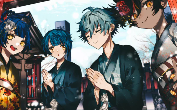 Xinyan (Genshin Impact) Chongyun (Genshin Impact) Xingqiu (Genshin Impact) Xiangling (Genshin Impact) video game Genshin Impact HD Desktop Wallpaper | Background Image