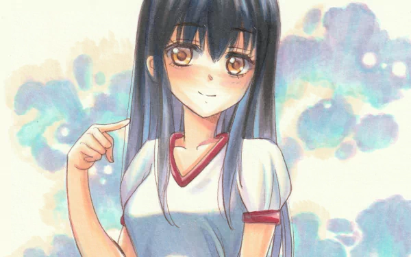 Miko Yotsuya Anime Mieruko-chan HD Desktop Wallpaper | Background Image