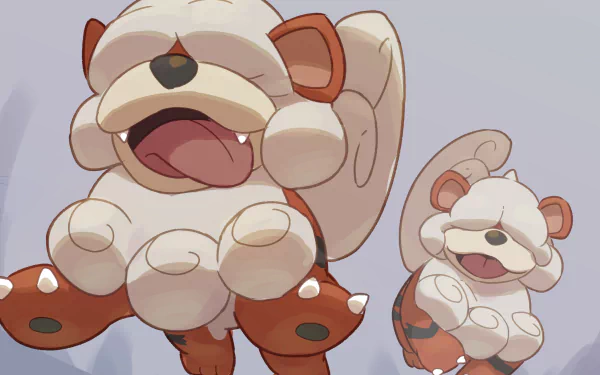 Growlithe (Pokémon) video game Pokémon Legends: Arceus HD Desktop Wallpaper | Background Image