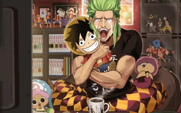 Tony Tony Chopper Monkey D. Luffy Bartolomeo (One Piece) Anime One Piece HD Desktop Wallpaper | Background Image