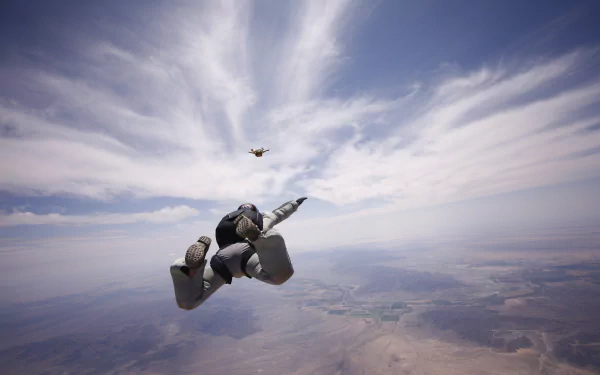  Soldiers assigned to the Military Freefall School conduct freefall operations at Yuma Proving Ground by U.S. Army John F. Kennedy Special Warfare Center and School