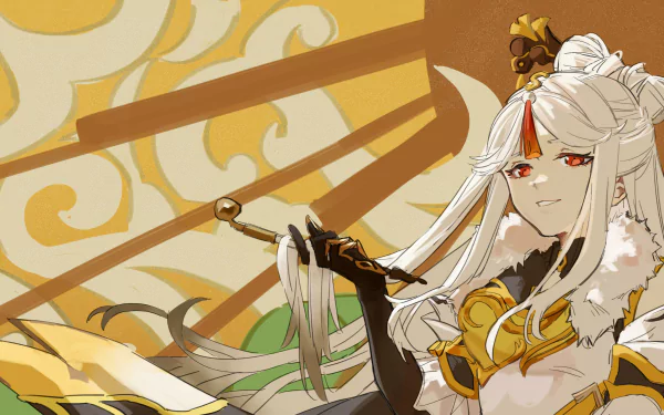Ningguang (Genshin Impact) video game Genshin Impact HD Desktop Wallpaper | Background Image