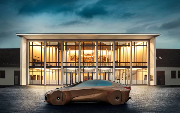 concept car vehicle BMW Vision Next 100 HD Desktop Wallpaper | Background Image