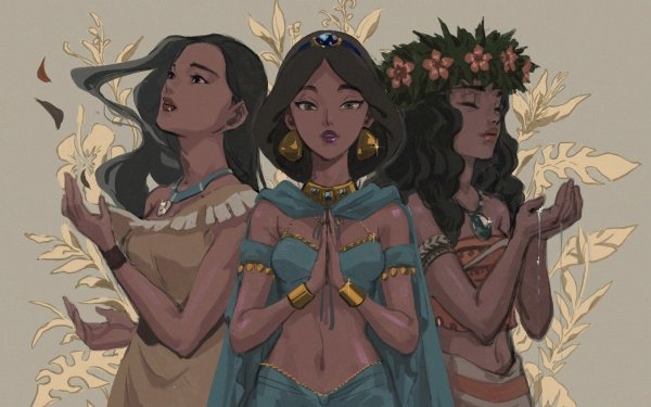 Movie Disney Pocahontas Moana Waialiki Princess Jasmine Princess HD Wallpaper | Background Image