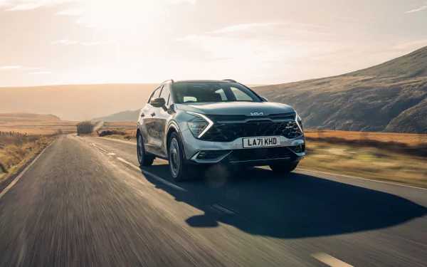 SUV Kia Sportage HEV AWD GT-Line S vehicle Kia Sportage HD Desktop Wallpaper | Background Image