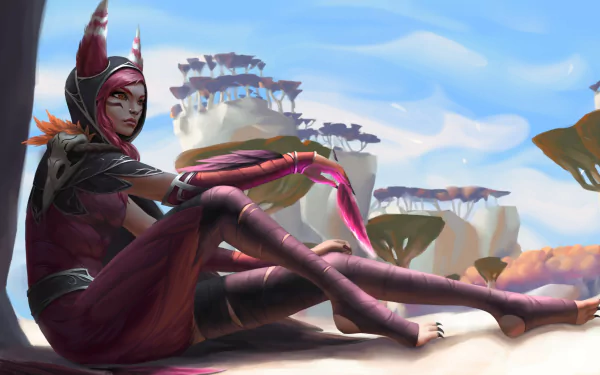  Xayah in Ionia by Łukasz Starczewski