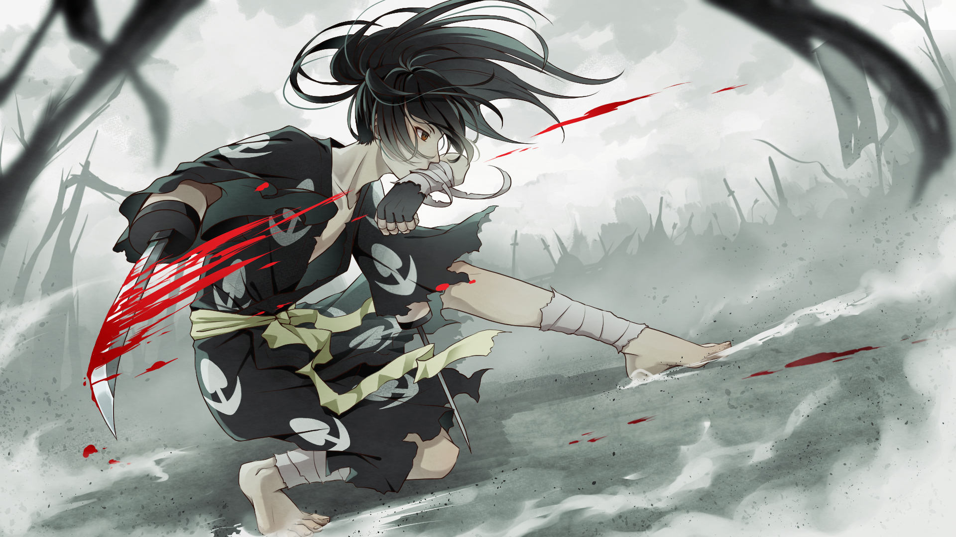 Download Hyakkimaru (Dororo) Anime Dororo HD Wallpaper