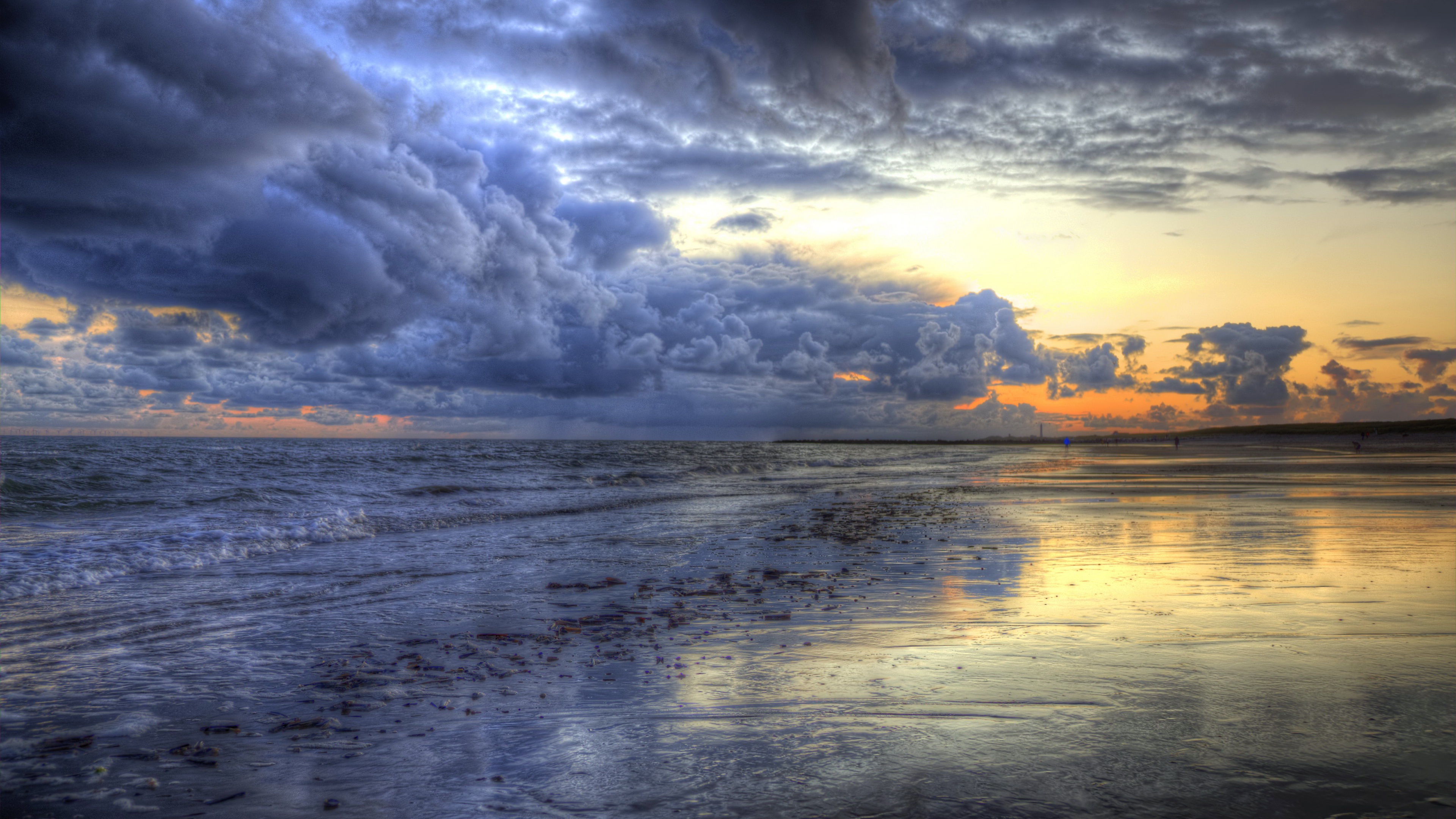 Download Horizon Cloud Nature Ocean 4k Ultra HD Wallpaper