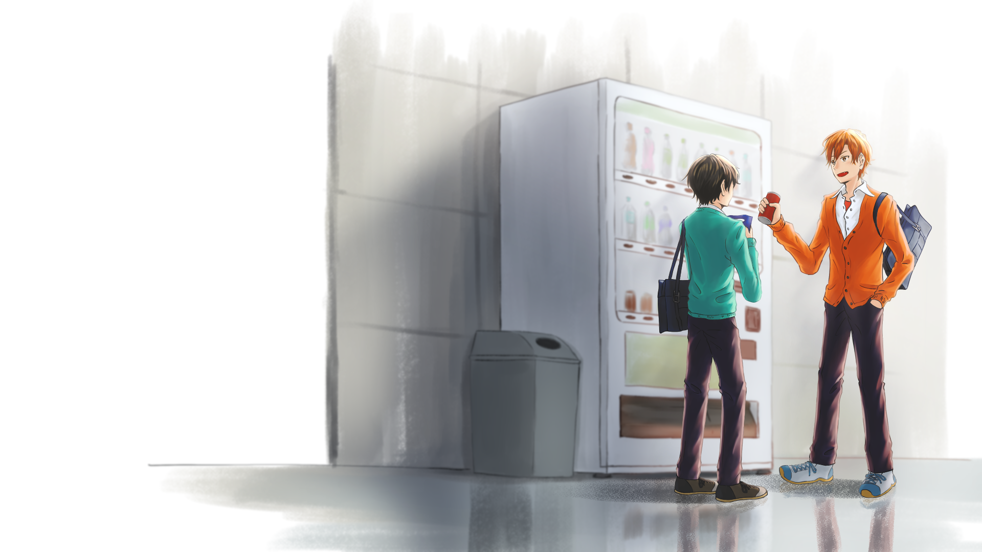 Anime Sasaki and Miyano HD Wallpaper | Background Image