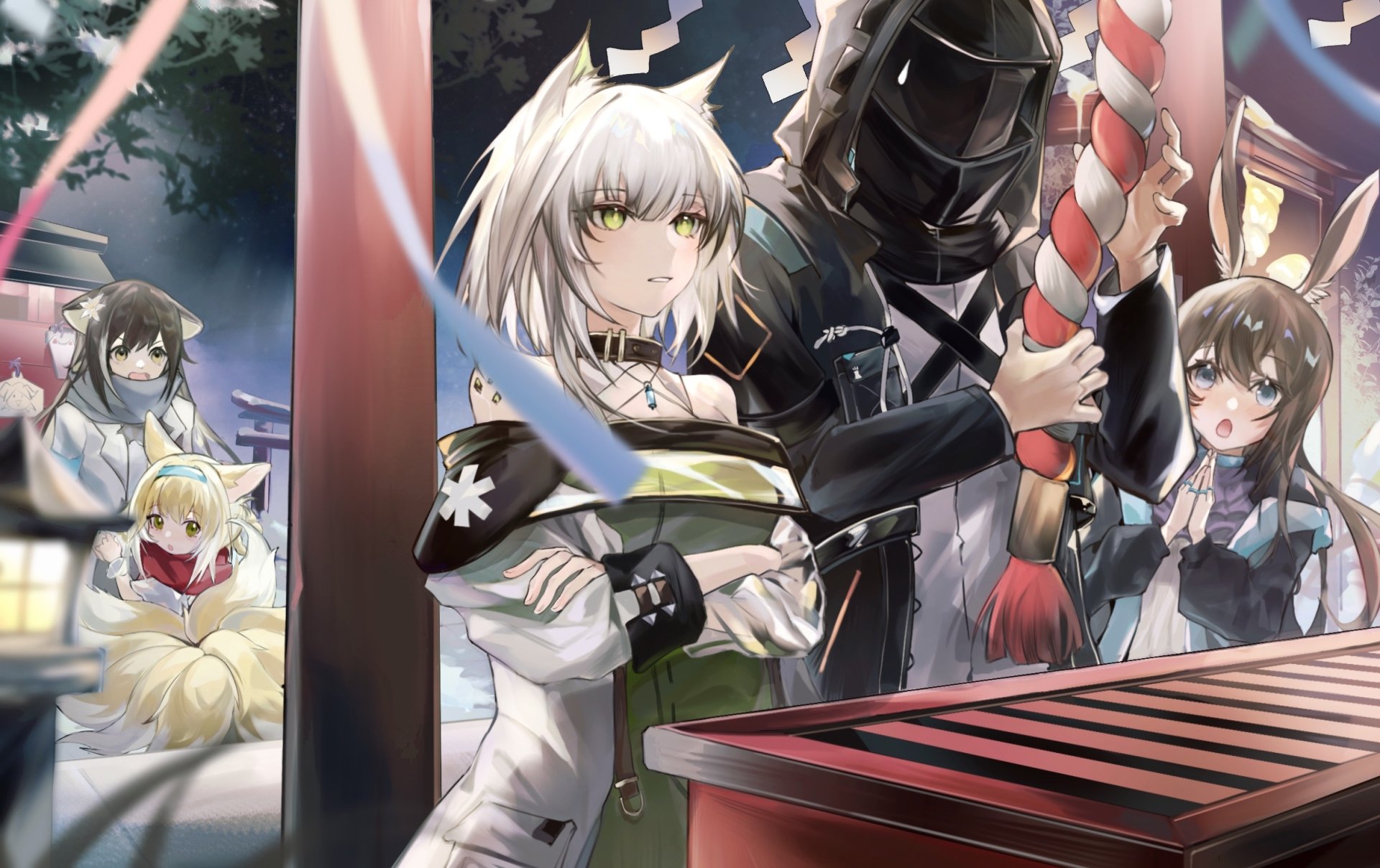 Download Suzuran (Arknights) Kal'tsit (Arknights) Doctor (Arknights) Amiya (Arknights) Video Game Arknights HD Wallpaper