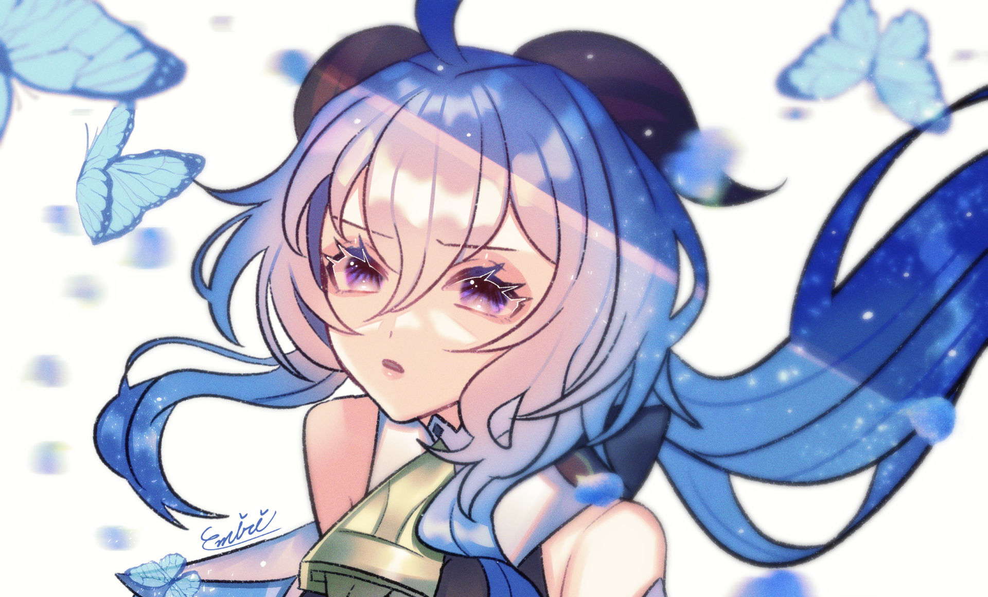 Download Ganyu (Genshin Impact) Video Game Genshin Impact HD Wallpaper by えみり