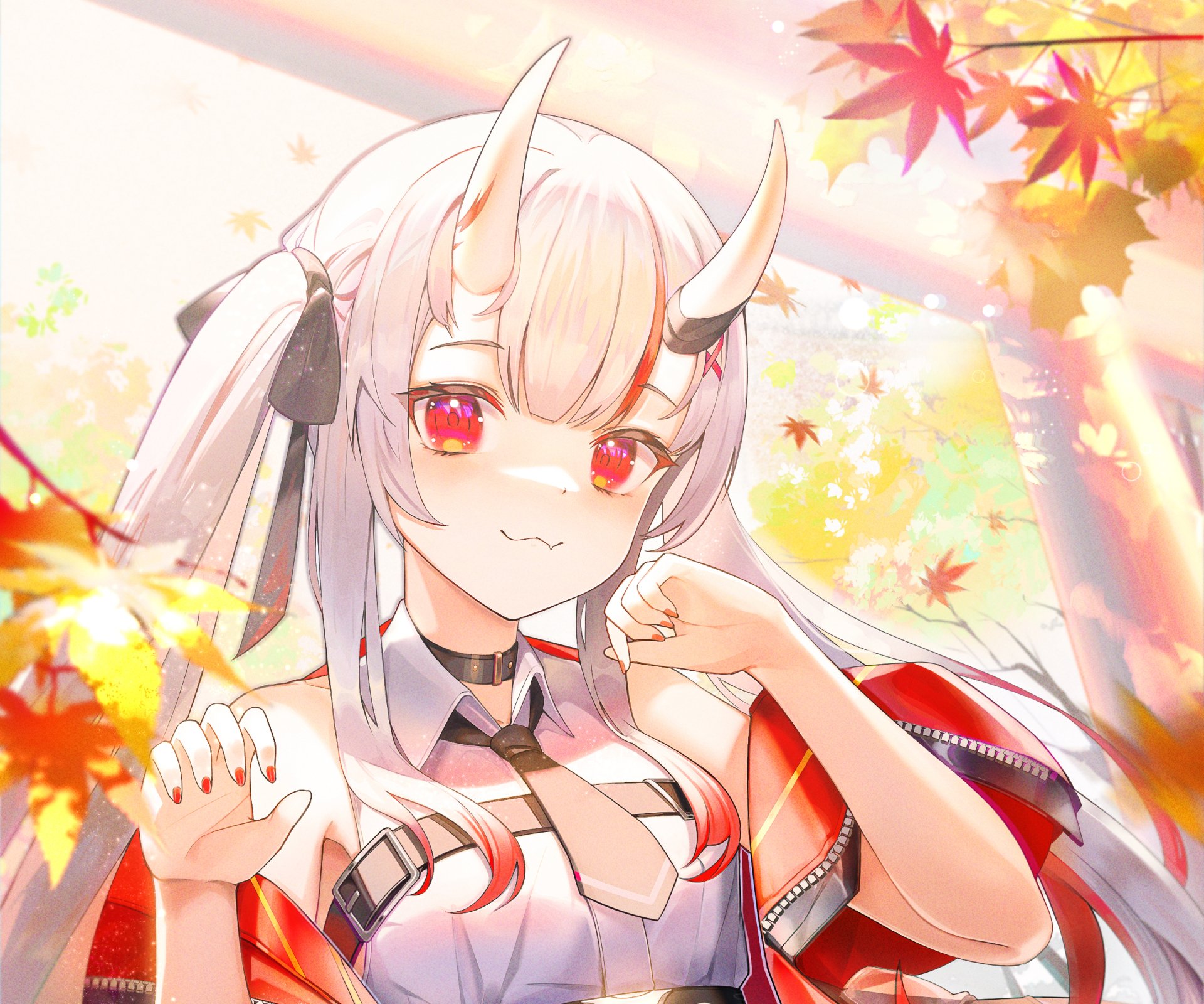 Download Hololive Nakiri Ayame Anime Virtual Youtuber HD Wallpaper