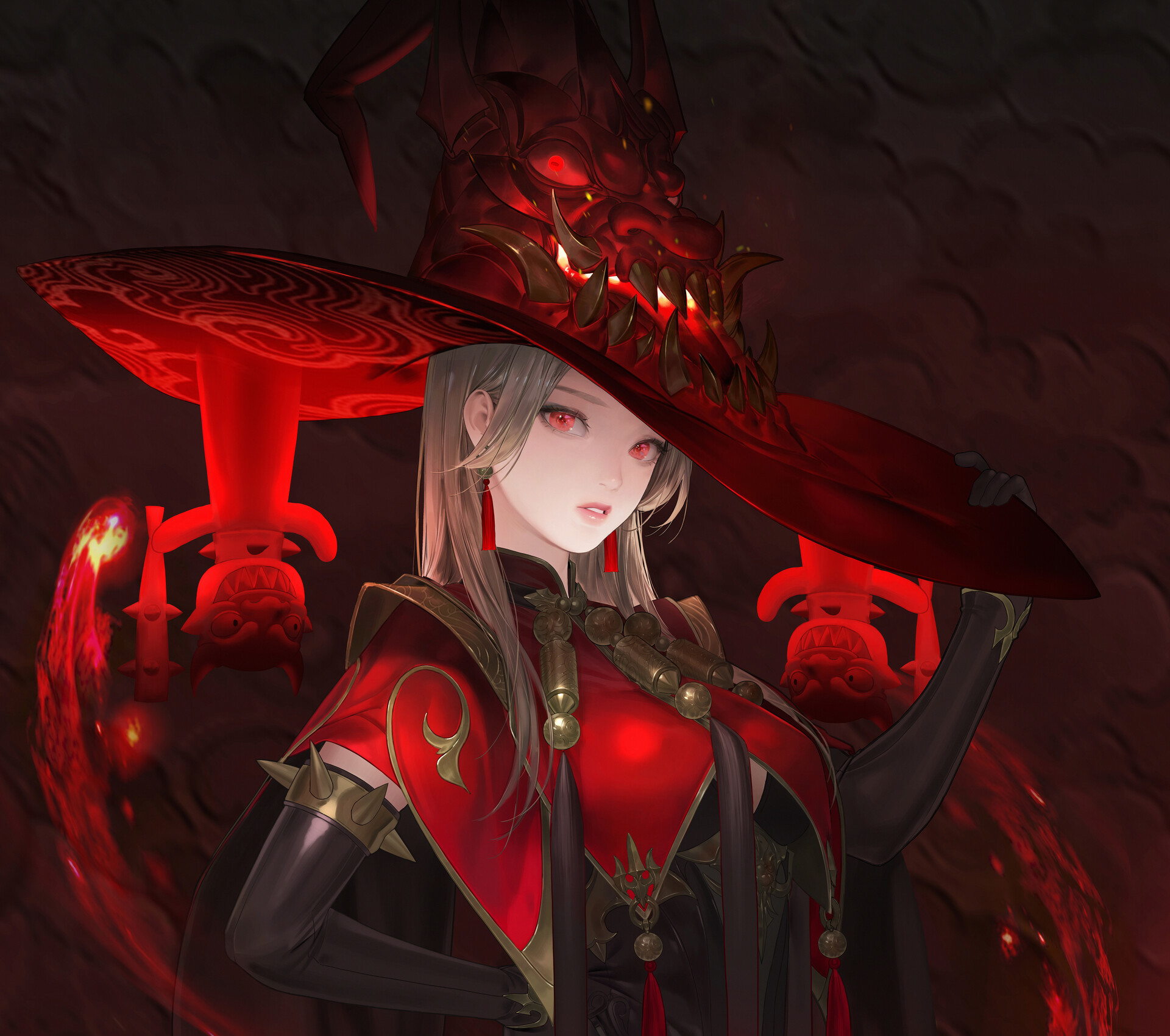 Download Fantasy Witch HD Wallpaper by Daeho Cha