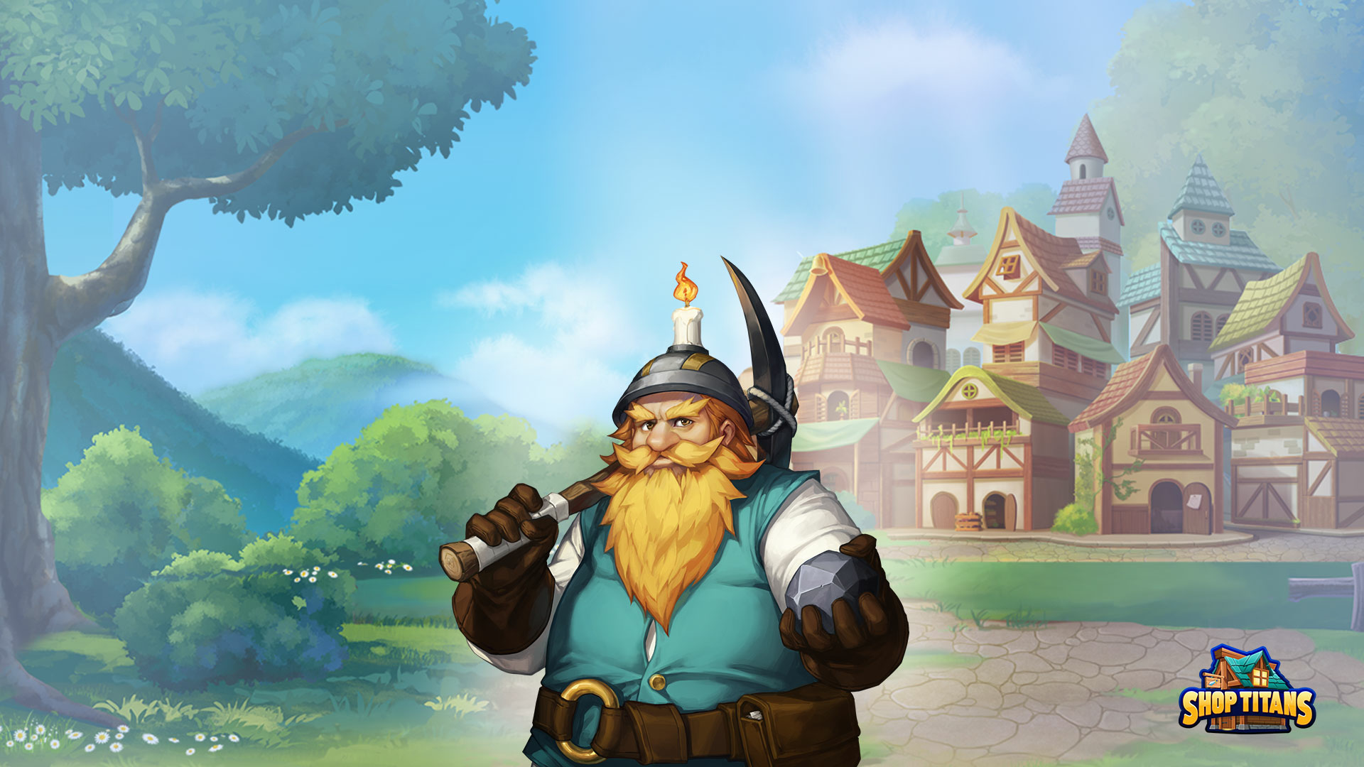 Download Video Game Shop Titans HD Wallpaper