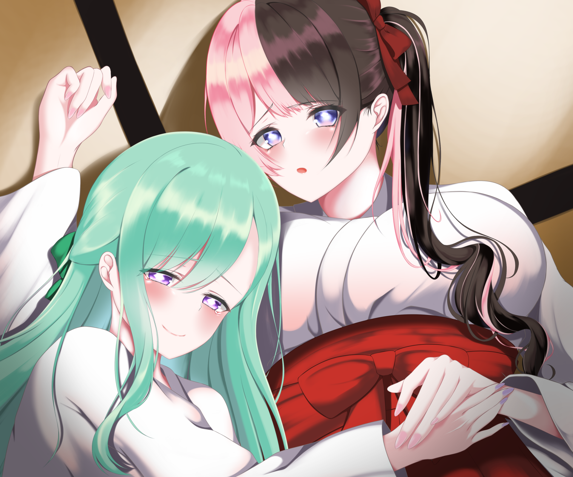 Download Hinano Tachibana VSPO! Yakumo Beni Anime Virtual Youtuber HD Wallpaper by nakume