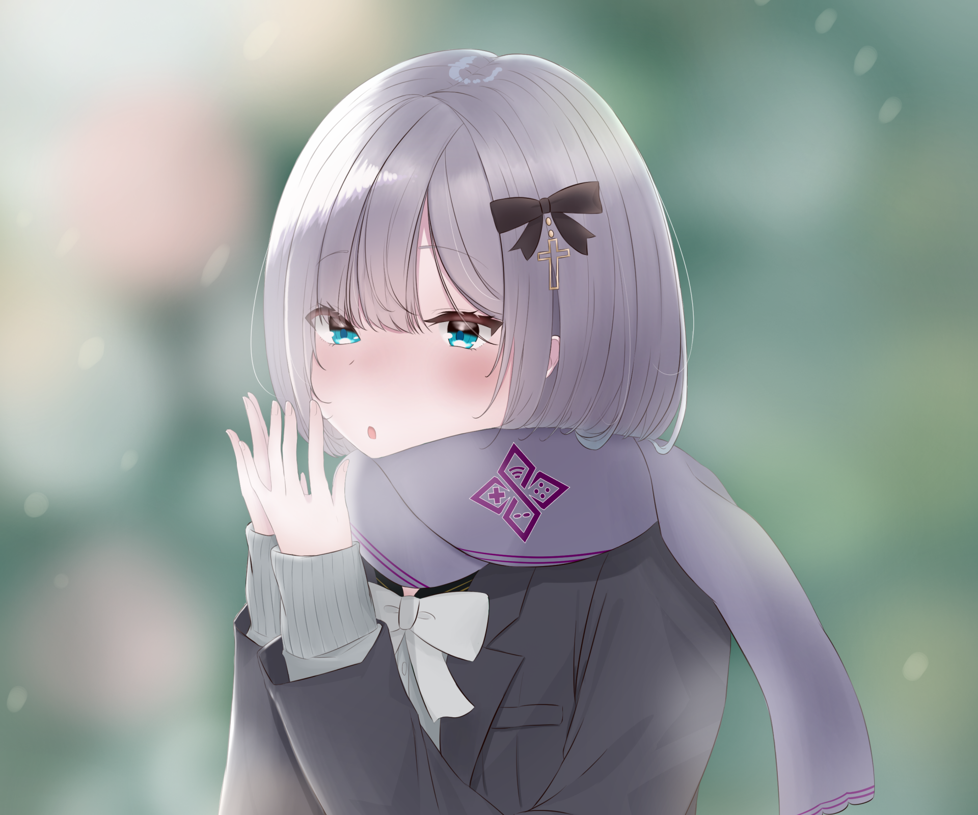 Download Lupinus Virtual Games VSPO! Kaga Sumire Anime Virtual Youtuber HD Wallpaper by 村鮫