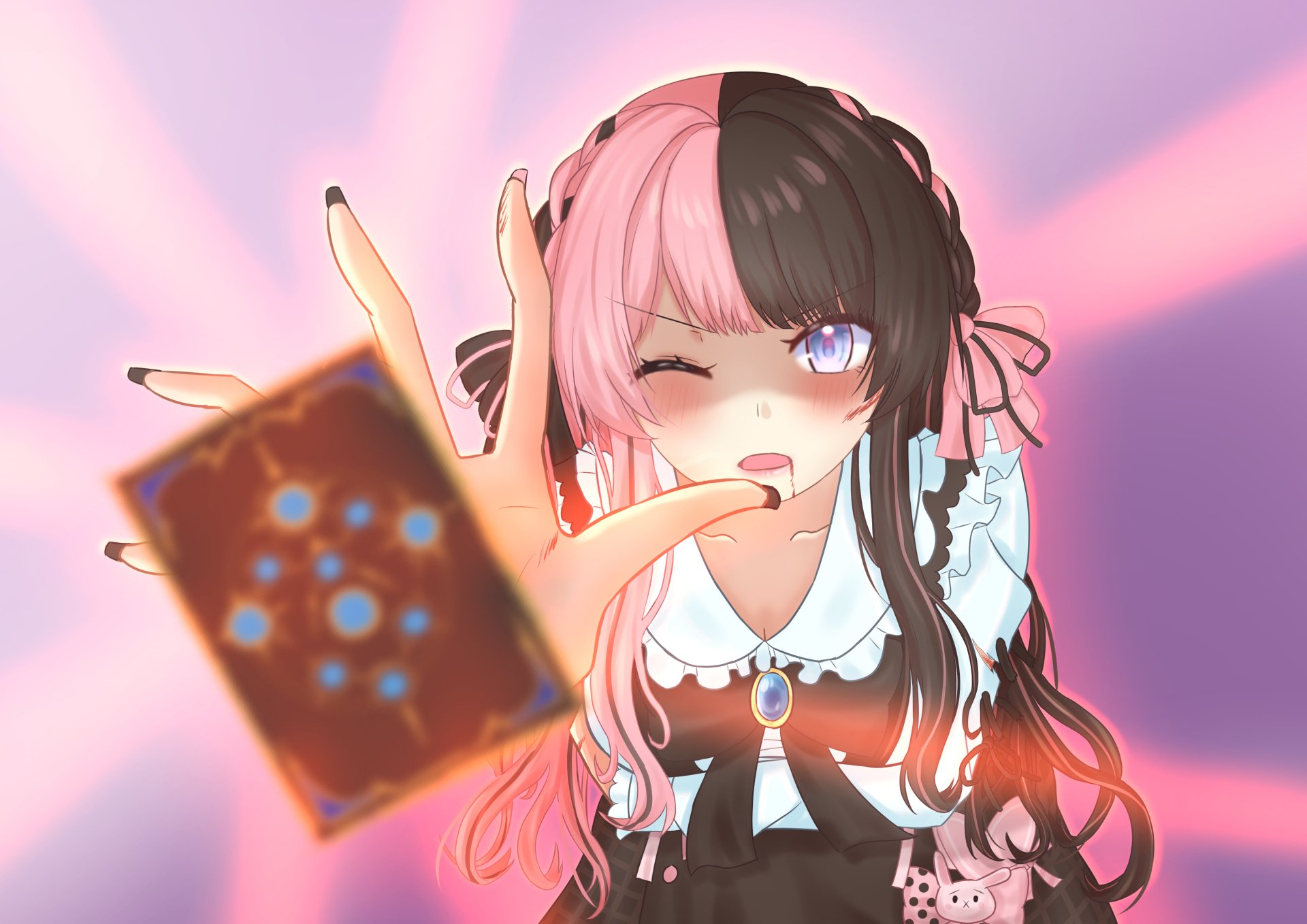 Download VSPO! Tachibana Hinano Iris Black Games Anime Virtual Youtuber 4k Ultra HD Wallpaper by 小林 きち