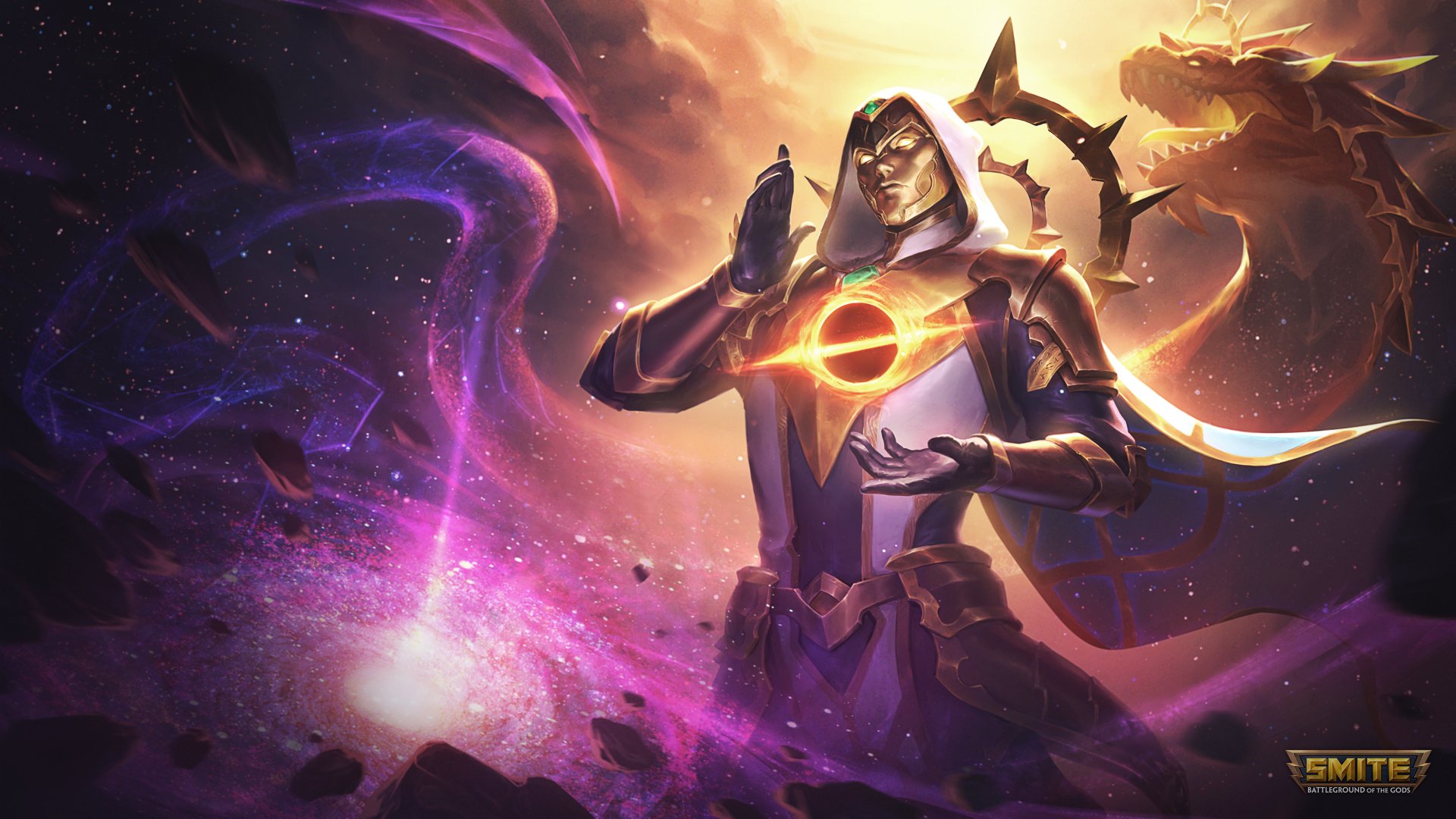 Download Merlin (Smite) Video Game Smite 4k Ultra HD Wallpaper