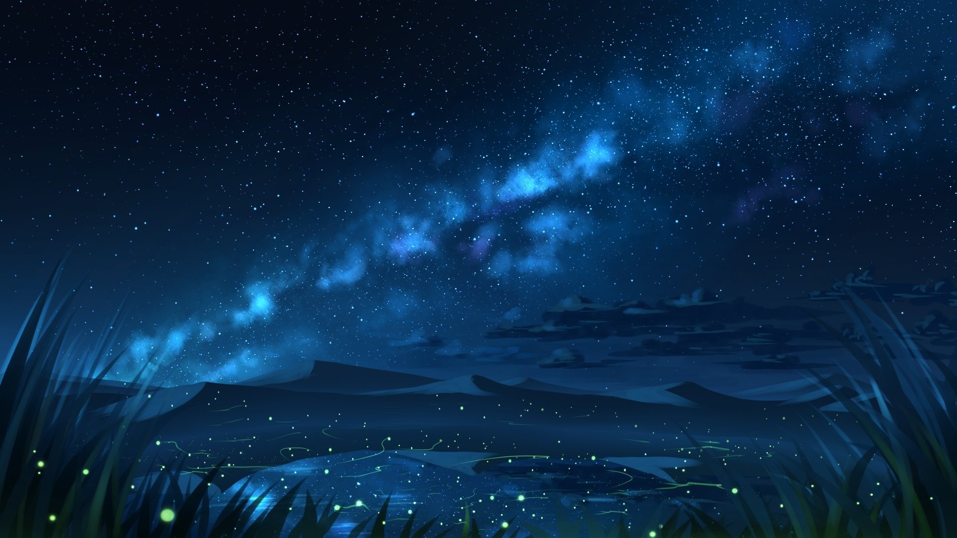 Download Anime Night Anime Night HD Wallpaper