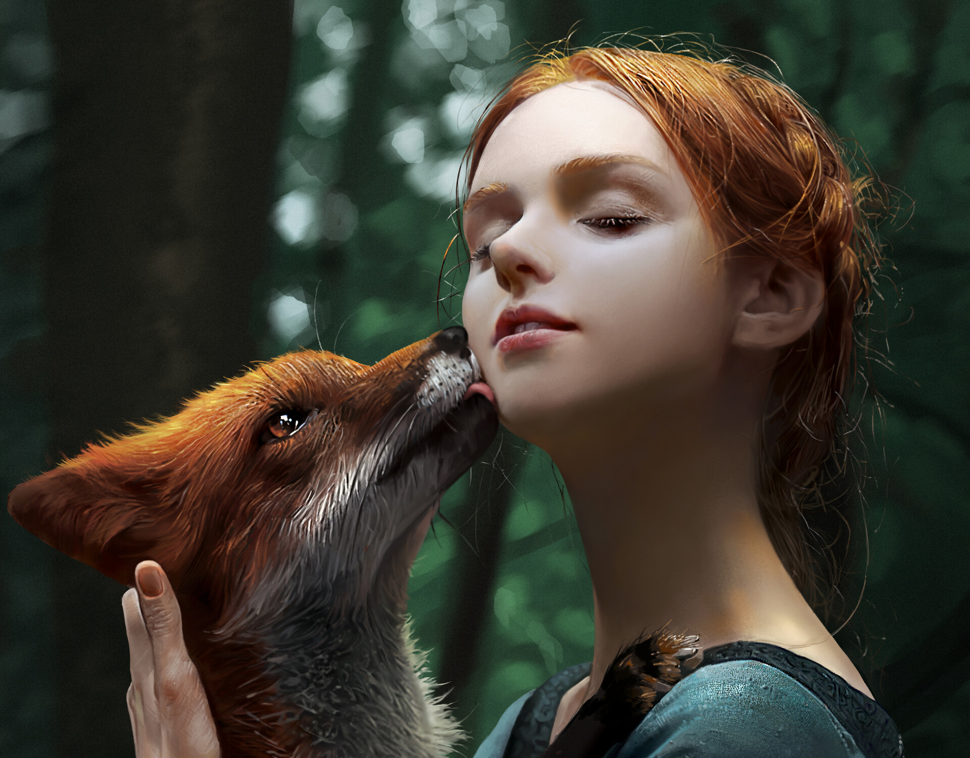 Download Woman Artistic HD Wallpaper by J.Won Han