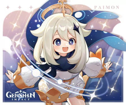 Paimon (Genshin Impact) video game Genshin Impact HD Desktop Wallpaper | Background Image