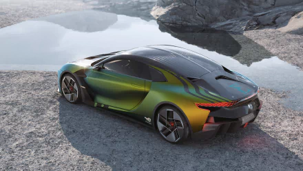 concept car vehicle DS E-Tense Performance Concept HD Desktop Wallpaper | Background Image