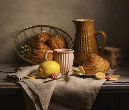 viennoiserie photography still life HD Desktop Wallpaper | Background Image