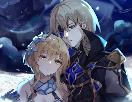 Dainsleif (Genshin Impact) Lumine (Genshin Impact) video game Genshin Impact HD Desktop Wallpaper | Background Image