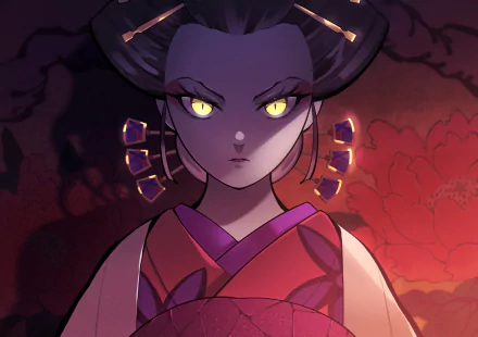 Daki (Demon Slayer) Anime Demon Slayer: Kimetsu no Yaiba HD Desktop Wallpaper | Background Image