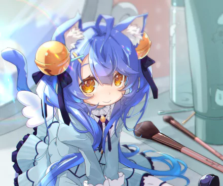 Nijisanji Amamiya Kokoro Anime Virtual Youtuber HD Desktop Wallpaper | Background Image