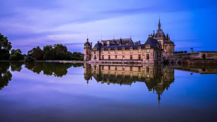 France reflection man made Château de chantilly HD Desktop Wallpaper | Background Image