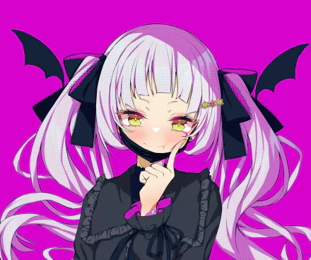 Murasaki Shion hololive Anime Virtual Youtuber HD Desktop Wallpaper | Background Image