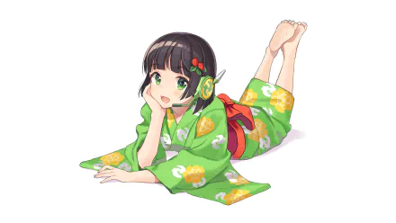 kimono Kyomachi Seika Anime Vocaloid HD Desktop Wallpaper | Background Image