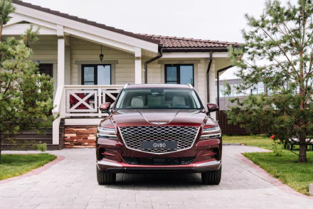 SUV Genesis GV80 AWD vehicle Genesis GV80 HD Desktop Wallpaper | Background Image